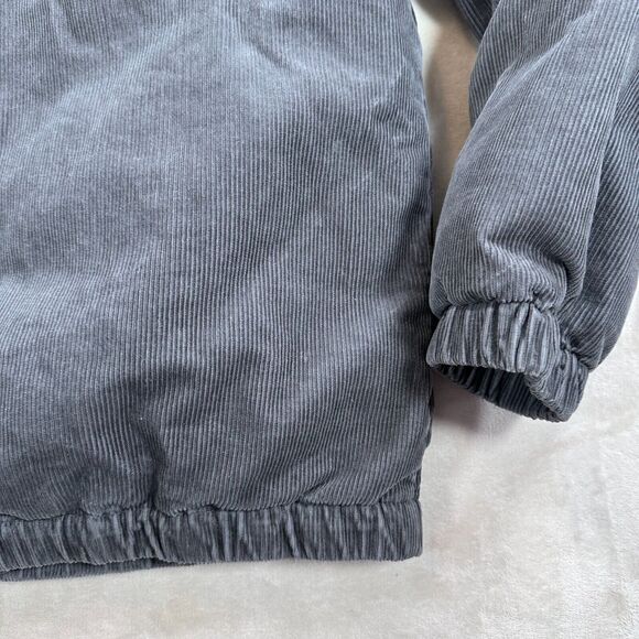 Stella McCartney Kids Puffer Coat Boys Size 14 Stone Gray Corduroy Zip Up New - Picture 11 of 11